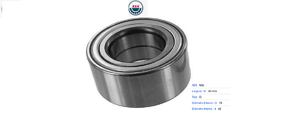 Rolamento Roda Dianteira - Soul 1.6 16v após 2010... - S/ABS