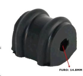 Borracha Barra Estabilizador Traseiro - Tucson 2.0 16v - 2.7 24v 2004 a 2017 - 14mm