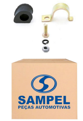 Kit Barra Estabilizador Dianteiro - Gol G4 1.6/1.8 8v 2005 a 2008 - Interno 16mm*