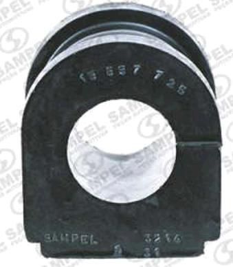 Borracha Barra Estabilizador Dianteiro - S10 2.2 8v - 2.8 8v 1995 a 2011 - 26mm