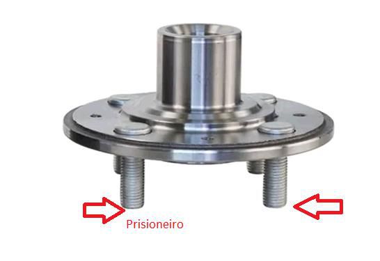 Cubo Roda Dianteiro - Civic 1.7 16v - EX / LX 2001 a 2006 - S/ABS - 4 Furos