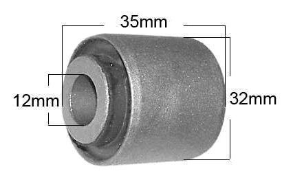 Bucha Suspensão Traseiro Superior Braço Curvo - Focus 1.6 8v - 1.8/2.0 16v 2000 a 2013