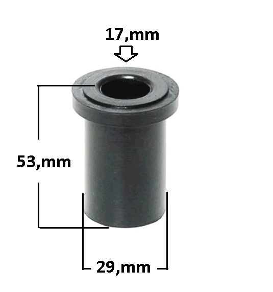 Bucha Suspensão Feixe Mola Traseiro - Hilux - P/Dianteira