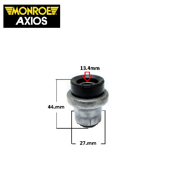 Bucha Suspensão Bandeja Traseira - Uno 1.6 8v - CSL 1991 a 1993 - Furo 13,15mm - Lado Eixo