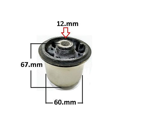 Bucha Eixo Suspensão Traseiro - C3 2002 a 2012