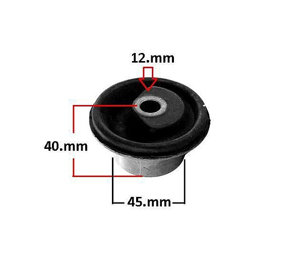 Bucha Eixo Suspensão Traseira - Passat 1.8 20v/2.0 8v/16v 1996 a 2005