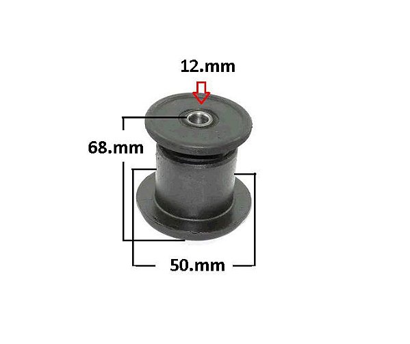 Bucha Eixo Suspensão Traseiro - Palio 1.6 16v 1997 a 2017
