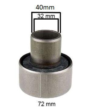 Bucha Eixo Suspensão Traseiro - Scenic 1.6/2.0 16v 2006 a 2011 - 72mm