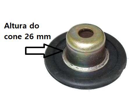 Prato Amortecedor Dianteiro Superior - Saveiro 1.6/1.8 8v G1/G2 1995 a 2001 - Medio