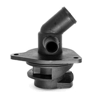 Flange Fluxo Agua ao Bloco de Trazeiro da Bomba D'agua - C3 1.4 8v 2006 a 2011