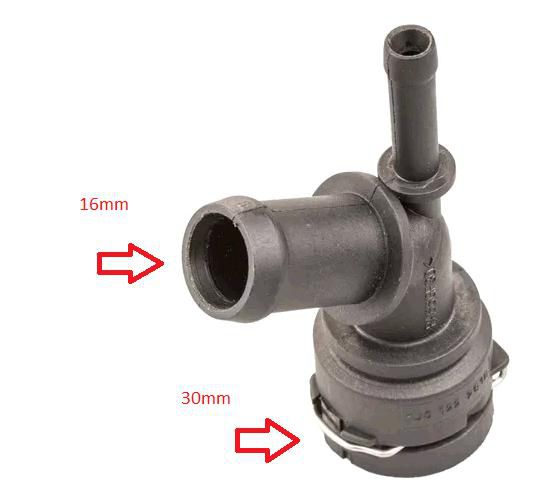 Flange Conexão Ar Quente - A4 2.0 8V após 2001...