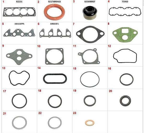 Kit Retificação Cabeçote Superior - Vectra 2.0 8v 2003 a 2011