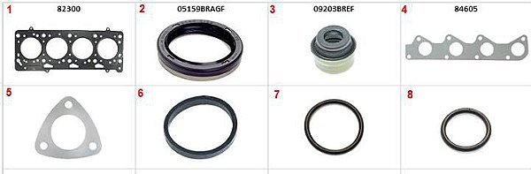 Kit Retificação Cabeçote Superior - Gol 1.0 8v Power 2001 a 2012