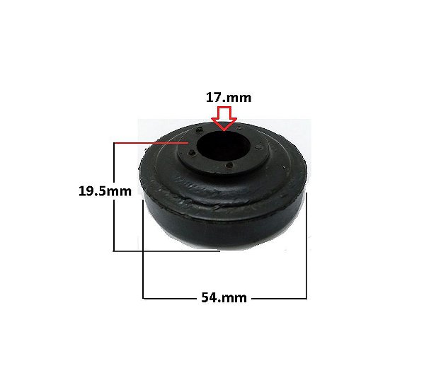 Bucha Suspensão Dianteira Travessa - Caravan até 1979