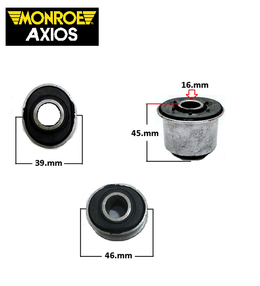 Bucha Suspensão Dianteira Articulaçaõ do Semi-eixo - F1000 2.5 8v - 3.9 8v - 4.3 8v - 3.6/4.9 12v 1975 a 1998