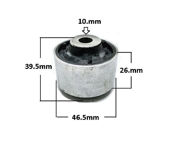 Bucha Suspensão Braço Dianteiro - Anterior/Posterior - Audi A6 - Externo
