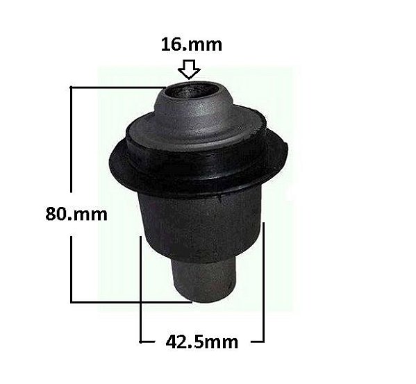 Bucha Quadro Motor Dianteiro - P/Traseira - Sentra 2.0 16v 2007 a 2013 - 42mm Menor