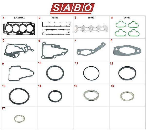 Kit Retificação Cabeçote Superior - Peugeot 406 2.0 16v 1999 a 2004