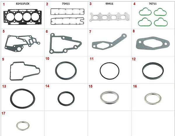 Kit Retificação Cabeçote Superior - Xsara Picasso 2.0 16v 2000 a 2012