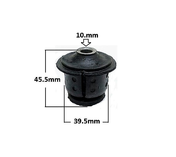 Bucha Quadro Motor Dianteiro - P/Dianteira - Parati 1.5/1.6/1.8 8v - AP 1981 a 1986 - 10mm