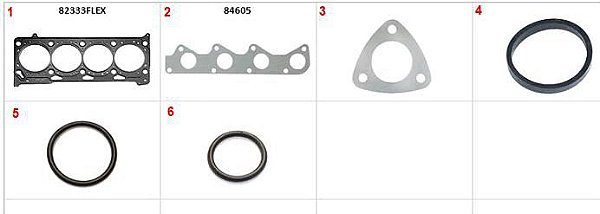 Kit Retificação Cabeçote Superior - Polo 1.6 8v 2002 a 2014