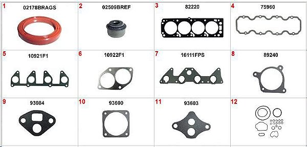 Kit Retificação Cabeçote Superior - Astra 1.8 8v 1998 a 2003