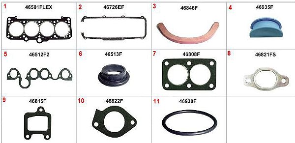 Kit Retificação Cabeçote Superior - Passat 1.6/1.8 8v - AP 1985 a 1989