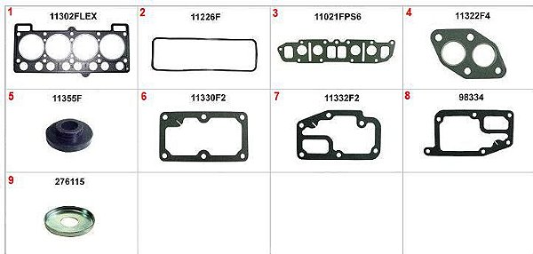 Kit Retificação Cabeçote Superior - Escort Hobby 1.6 8v - CHT 1993 a 1996