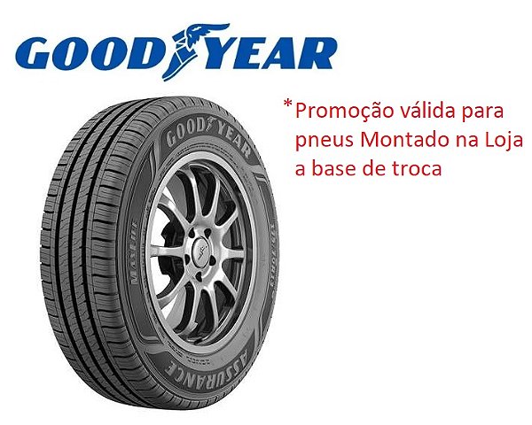 Pneu 165/70R13 - Direction Touring -  Goodyear - *Promoção válida para pneus Montado na Loja a base de troca