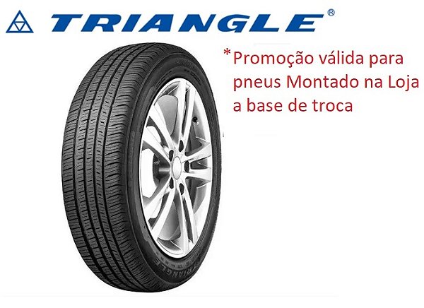 Pneu 185/60R15 - Triangle - *Promoção válida para pneus Montado na loja a base de troca
