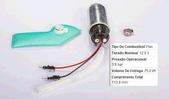 Bomba Elétrica Combustível - New KA 1.0 12v/1.5 16v após 2013...