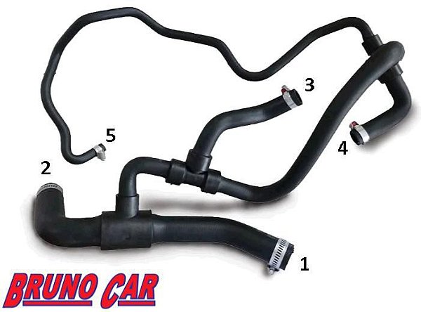 Mangueira Radiador Inferior - Siena 1.3 8v 2004 a 2007