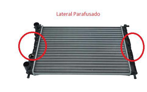 Radiador Agua - Strada 1.5 8v 1999 a 2002 - Com e Sem Ar Condicionado/ Parafusado*