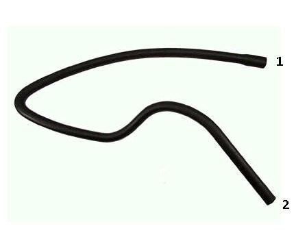 Mangueira Coletor Admissão ao Radiador Óleo - Santana 1.8/2.0 8v 1991 a 2006