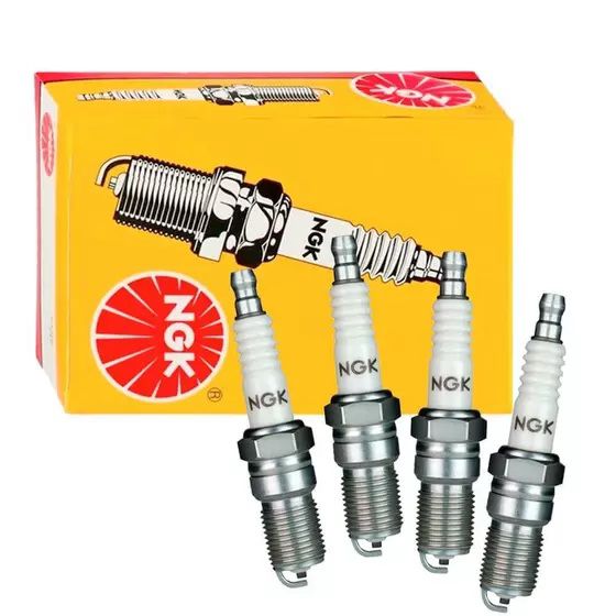 Jogo 4 Velas Ignição - Peugeot 106 1.0 8v Motor TU9M 1995 a 2001 - Gas - BKR5EKC