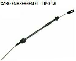 Cabo Embreagem - Cabovel - Tipo 1.6 8v após 1993...