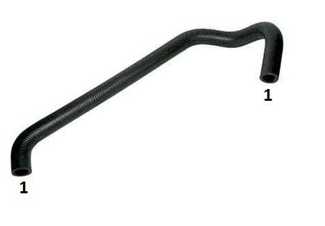 Mangueira Saida Ar Quente Aquecedor - Saveiro 1.6/1.8 8v - EFi 1985 a 1994