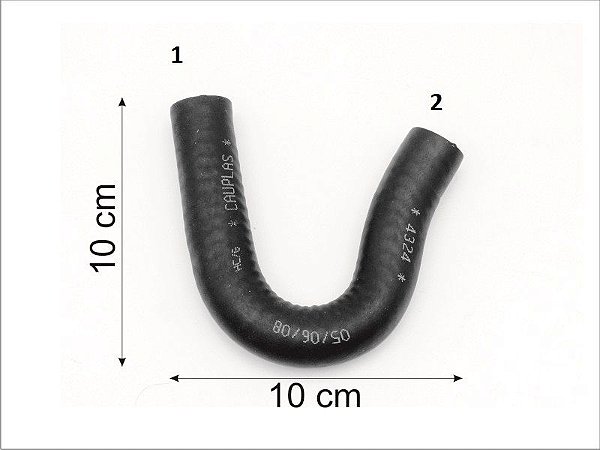 Mangueira Radiador Óleo ao Tubo - Gol 1.8/2.0 8v 1994 a 2006