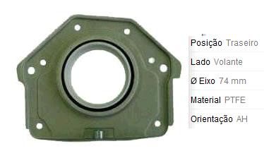 Retentor Motor Traseiro - Virabrequim/Mancal/Volante - Strada 1.4 8v - Fire após 2005...