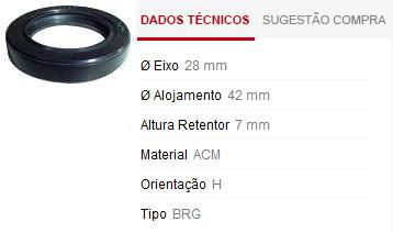 Retentor Motor Dianteiro - Comando Válvula /Auxiliar - Megane Grand Tour 1.6 16v 2006 a 2012