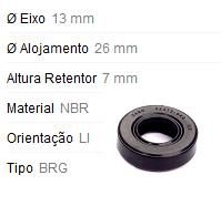 Retentor Trambulador - Prisma 1.0/1.4 8v 2006 a 2013