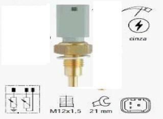 Sensor/Interruptor Temperatura Agua - Injeção Eletrônica - Strada 1.6 16v após 2001...