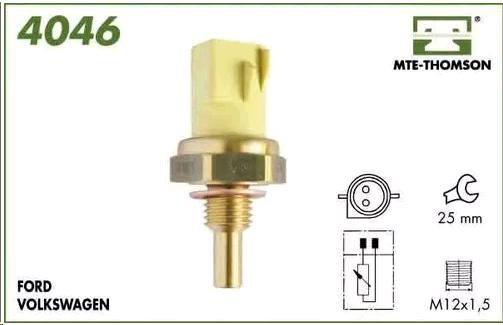 Sensor/Interruptor Temperatura Agua - Injeção Eletrônica - Santana 1.8/2.0 8v - CFI após 1994...