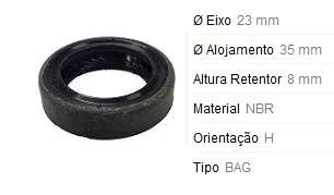 Retentor Eixo Piloto - Caixa Mudança - Astra 1.8/2.0 8v/16v 1994 a 2011
