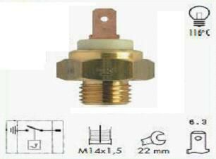 Sensor/Interruptor Lampada Painel - Gol 1.0/1.6 8v AE Carburado 1989 a 1996