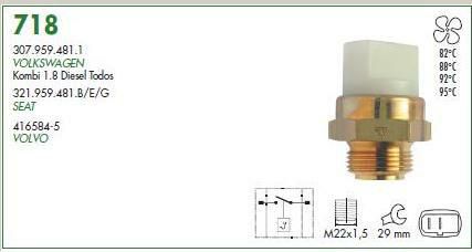 Cebolão Radiador - 2 Pinos S/ACD - Kombi 1.8 8v