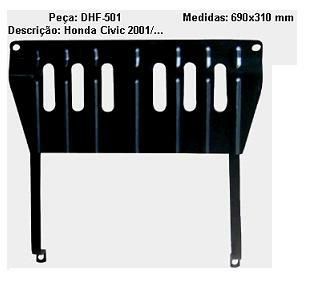 Protetor Carter Motor - Civic 1.7 16v 2001 a 2006