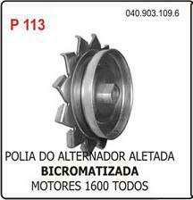 Polia Alternador/Aletada - Bicromatizada - Brasilia 1.600 8v - AR