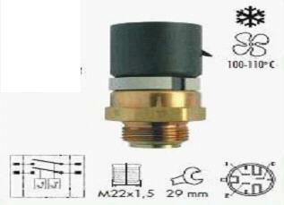 Cebolão Radiador - 3 Pinos - Vectra 2.0 8v/16v 1995 a 1996