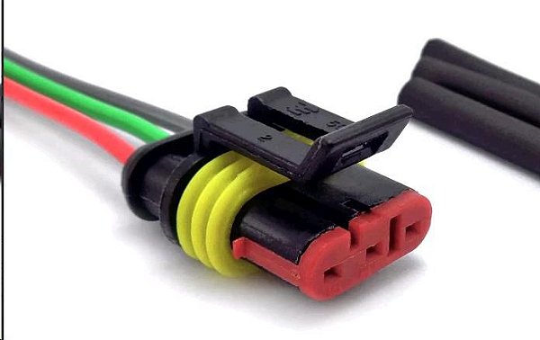 Chicote Sensor Posição Borboleta / Bobina Ignição - 3 Pinos - Idea 1.8 8v 2005 a 2009